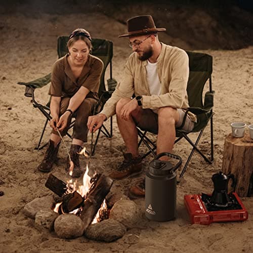 One Gallon Insulated Stainless Steel Water Jug with Handle