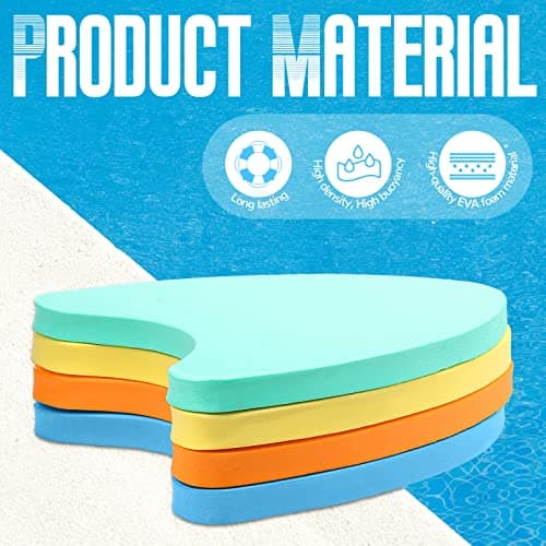Meooeck 8 Pcs 4 Color Swimming Kickboards for Adult Kids Float Exercise Tool…