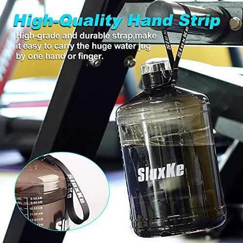 128oz Leakproof BPA Free Motivational Water Bottle with Handle