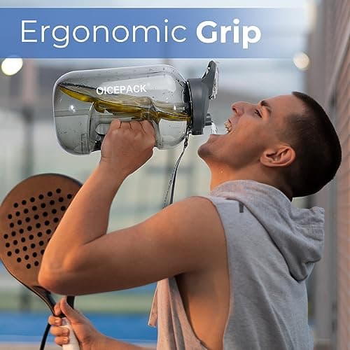 128 oz BPA Free Motivational Water Bottle with Times to Drink