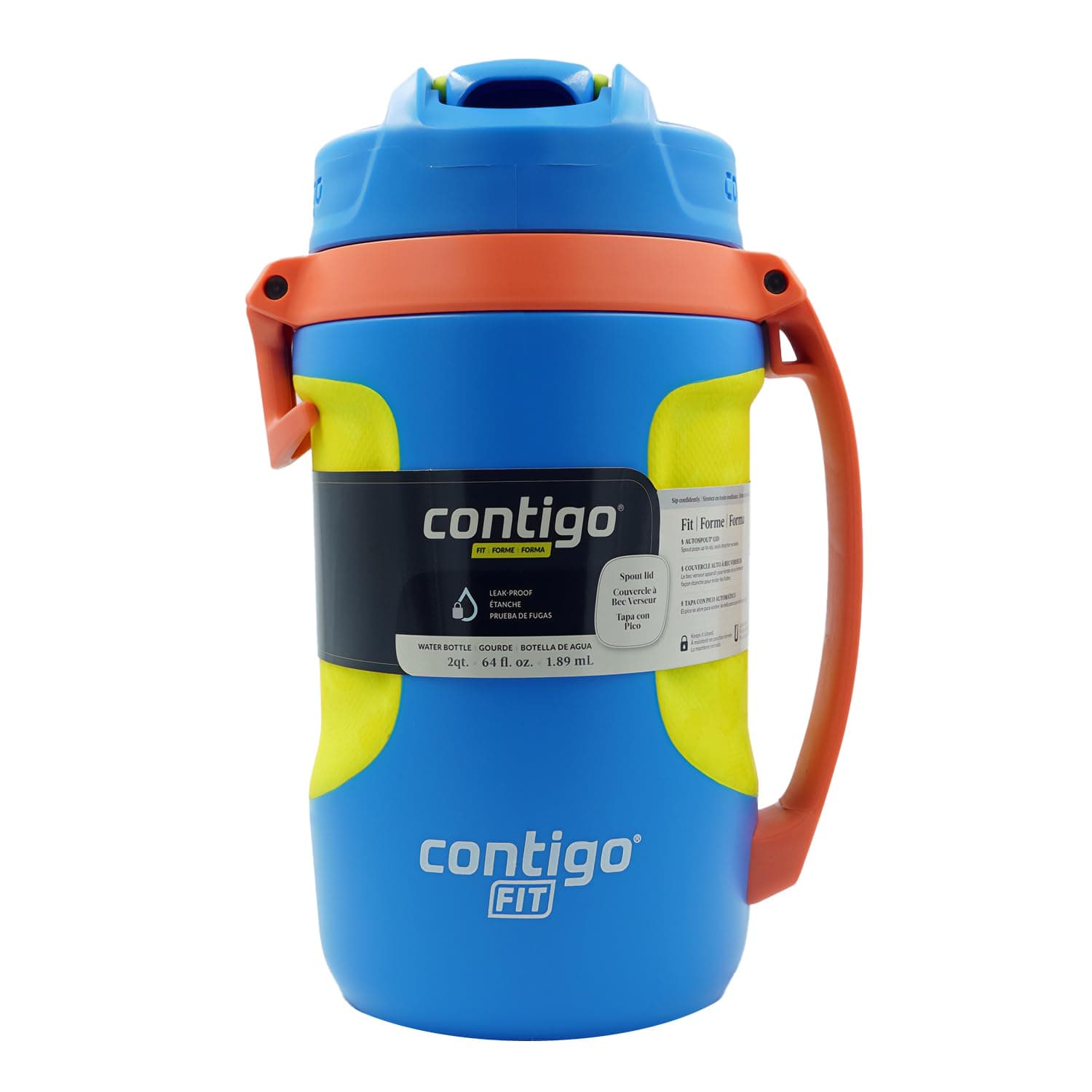 Contigo Fit Jug, 64 oz Blue Poppy