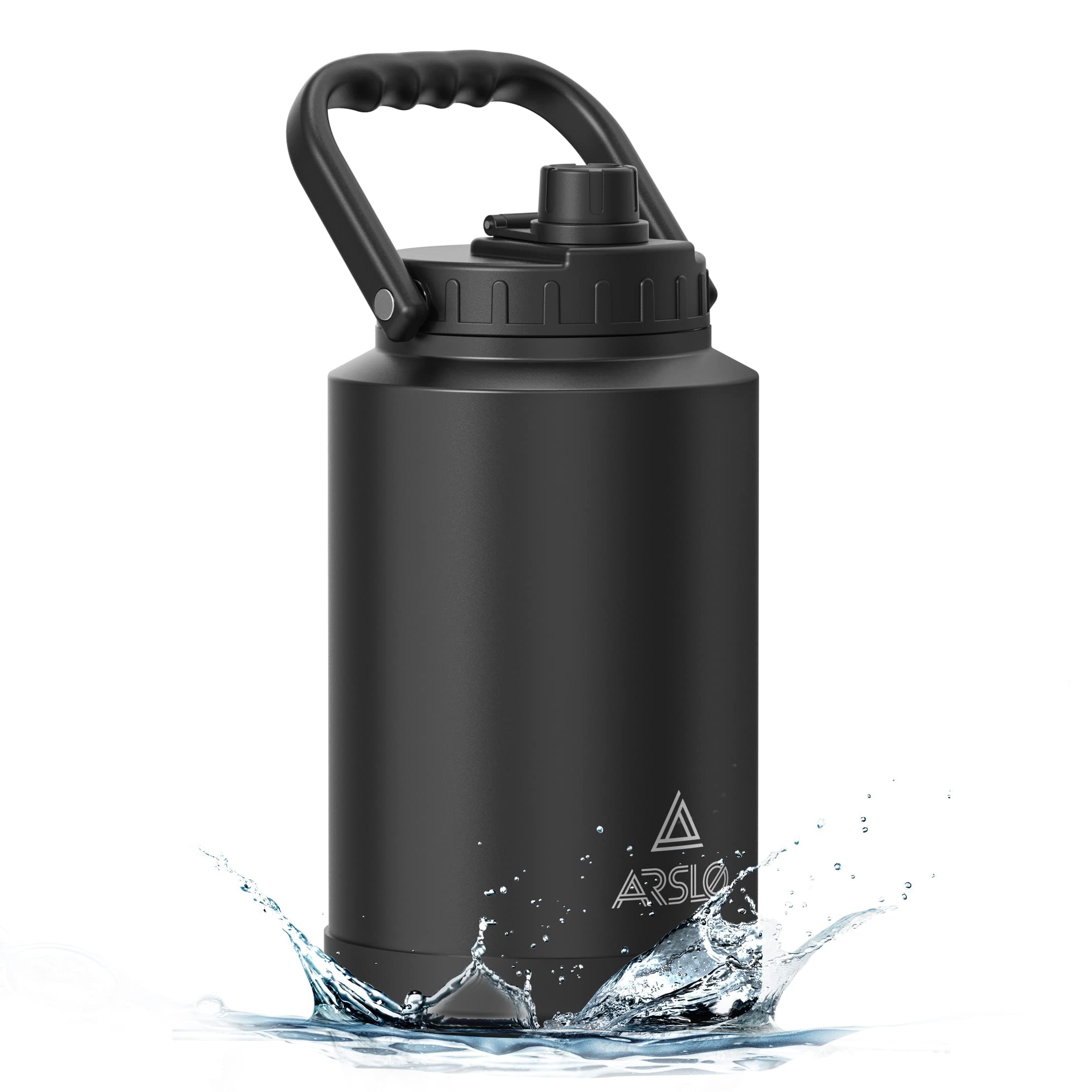 One Gallon Insulated Stainless Steel Water Jug with Handle